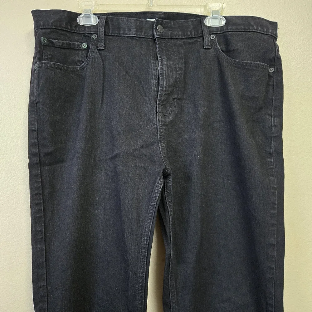 OLD‎ NAVY Jeans Men's 38x34 Relaxed Slim Tapered Denim Black Built in Flex